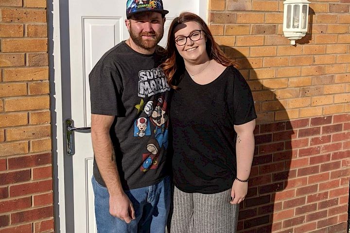 Nicole and James - homeowners Gleeson - happy buyer